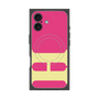 プレミアムスクエアケース with MagSafe［ オリジナル - initial color - H pink ］
