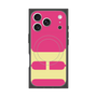 プレミアムスクエアケース with MagSafe［ オリジナル - initial color - H pink ］