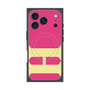 プレミアムスクエアケース with MagSafe［ オリジナル - initial color - H pink ］