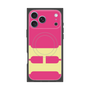 プレミアムスクエアケース with MagSafe［ オリジナル - initial color - H pink ］