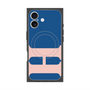プレミアムスクエアケース with MagSafe［ オリジナル - initial color - H navy ］