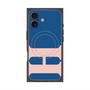 プレミアムスクエアケース with MagSafe［ オリジナル - initial color - H navy ］