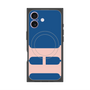 プレミアムスクエアケース with MagSafe［ オリジナル - initial color - H navy ］