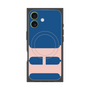 プレミアムスクエアケース with MagSafe［ オリジナル - initial color - H navy ］
