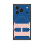 プレミアムスクエアケース with MagSafe［ オリジナル - initial color - H navy ］
