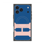 プレミアムスクエアケース with MagSafe［ オリジナル - initial color - H navy ］