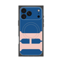 プレミアムスクエアケース with MagSafe［ オリジナル - initial color - H navy ］
