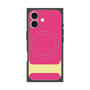 プレミアムスクエアケース with MagSafe［ オリジナル - initial color - I pink ］
