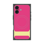 プレミアムスクエアケース with MagSafe［ オリジナル - initial color - I pink ］