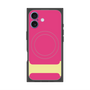 プレミアムスクエアケース with MagSafe［ オリジナル - initial color - I pink ］