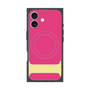 プレミアムスクエアケース with MagSafe［ オリジナル - initial color - I pink ］