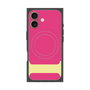 プレミアムスクエアケース with MagSafe［ オリジナル - initial color - I pink ］