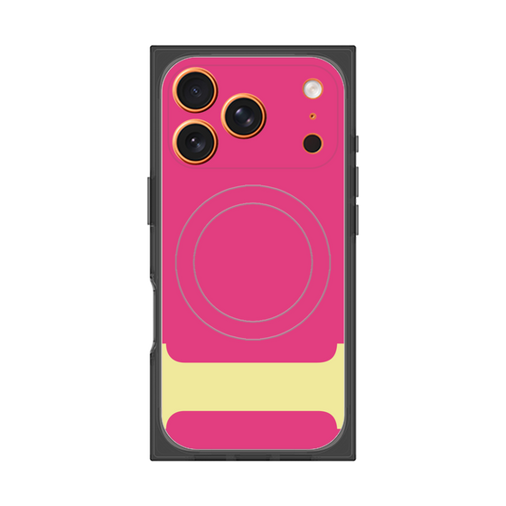 プレミアムスクエアケース with MagSafe［ オリジナル - initial color - I pink ］