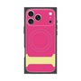 プレミアムスクエアケース with MagSafe［ オリジナル - initial color - I pink ］