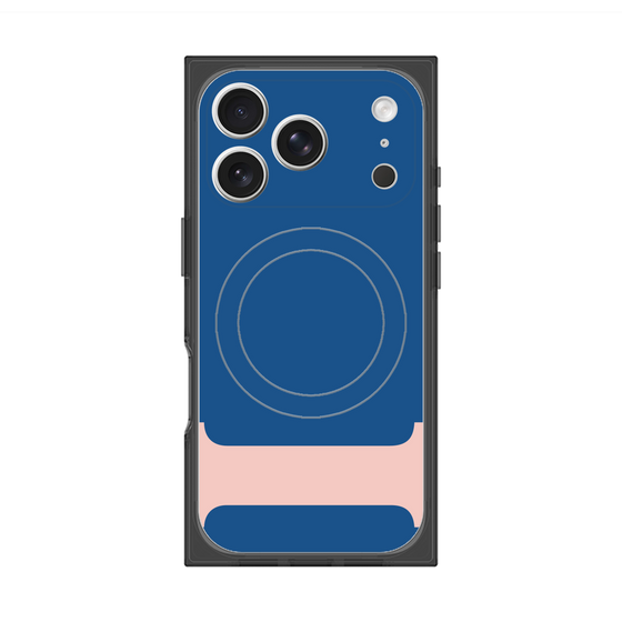 プレミアムスクエアケース with MagSafe［ オリジナル - initial color - I navy ］
