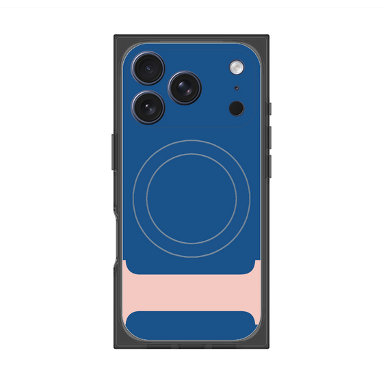 プレミアムスクエアケース with MagSafe［ オリジナル - initial color - I navy ］