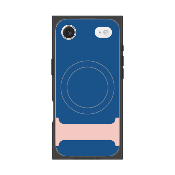 プレミアムスクエアケース with MagSafe［ オリジナル - initial color - I navy ］