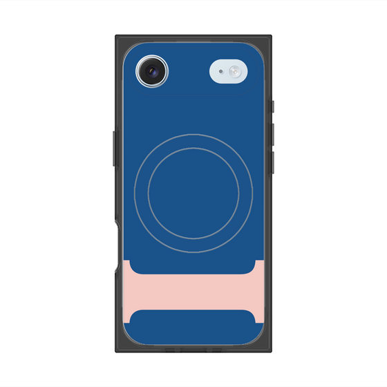プレミアムスクエアケース with MagSafe［ オリジナル - initial color - I navy ］