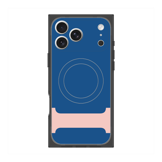 プレミアムスクエアケース with MagSafe［ オリジナル - initial color - I navy ］