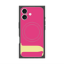プレミアムスクエアケース with MagSafe［ オリジナル - initial color - J pink ］