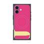 プレミアムスクエアケース with MagSafe［ オリジナル - initial color - J pink ］
