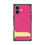 プレミアムスクエアケース with MagSafe［ オリジナル - initial color - J pink ］