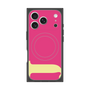 プレミアムスクエアケース with MagSafe［ オリジナル - initial color - J pink ］