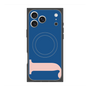 プレミアムスクエアケース with MagSafe［ オリジナル - initial color - J navy ］
