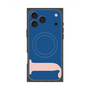 プレミアムスクエアケース with MagSafe［ オリジナル - initial color - J navy ］