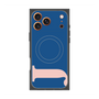 プレミアムスクエアケース with MagSafe［ オリジナル - initial color - J navy ］