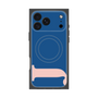 プレミアムスクエアケース with MagSafe［ オリジナル - initial color - J navy ］