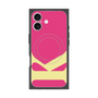 プレミアムスクエアケース with MagSafe［ オリジナル - initial color - K pink ］