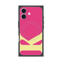 プレミアムスクエアケース with MagSafe［ オリジナル - initial color - K pink ］