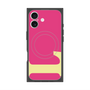 プレミアムスクエアケース with MagSafe［ オリジナル - initial color - L pink ］