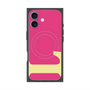 プレミアムスクエアケース with MagSafe［ オリジナル - initial color - L pink ］
