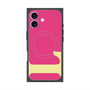 プレミアムスクエアケース with MagSafe［ オリジナル - initial color - L pink ］
