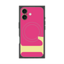 プレミアムスクエアケース with MagSafe［ オリジナル - initial color - L pink ］