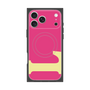 プレミアムスクエアケース with MagSafe［ オリジナル - initial color - L pink ］