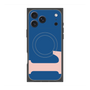 プレミアムスクエアケース with MagSafe［ オリジナル - initial color - L navy ］