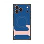 プレミアムスクエアケース with MagSafe［ オリジナル - initial color - L navy ］