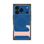 プレミアムスクエアケース with MagSafe［ オリジナル - initial color - L navy ］
