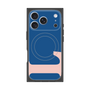 プレミアムスクエアケース with MagSafe［ オリジナル - initial color - L navy ］