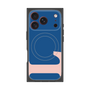 プレミアムスクエアケース with MagSafe［ オリジナル - initial color - L navy ］