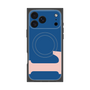 プレミアムスクエアケース with MagSafe［ オリジナル - initial color - L navy ］