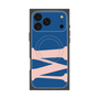 プレミアムスクエアケース with MagSafe［ オリジナル - initial color - M navy ］