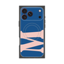 プレミアムスクエアケース with MagSafe［ オリジナル - initial color - M navy ］