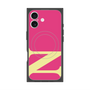 プレミアムスクエアケース with MagSafe［ オリジナル - initial color - N pink ］