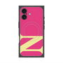 プレミアムスクエアケース with MagSafe［ オリジナル - initial color - N pink ］