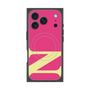 プレミアムスクエアケース with MagSafe［ オリジナル - initial color - N pink ］