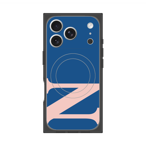 プレミアムスクエアケース with MagSafe［ オリジナル - initial color - N navy ］